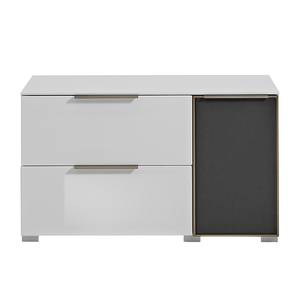 Meuble TV Katakana IV Blanc brillant / Gris