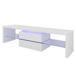 Sideboard Ocean Groove II (incl. verlichting) - hoogglans wit