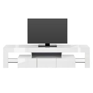 TV-Lowboard Ledcon (inkl. Beleuchtung) Hochglanz Weiß