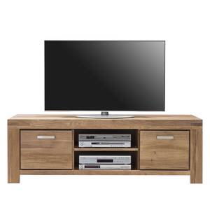 Tv-lowboard Massino IV massief wild eikenhout - Breedte: 155 cm