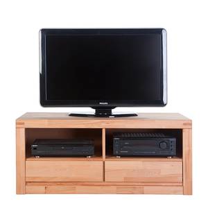 Tv-lowboard Merle Natuurlijk geolied kernbeukenhout - Breedte: 120 cm