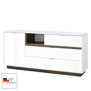 Buffet My Ell I Blanc brillant / Imitation chêne de Stirling