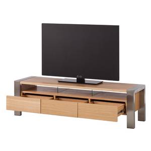 Tv-meubel Noah eikenhout/roestvrij staal