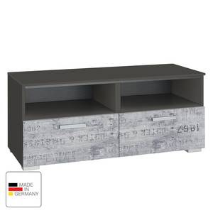 Meuble TV Sumatra Gris - Bois manufacturé - 110 x 49 x 42 cm