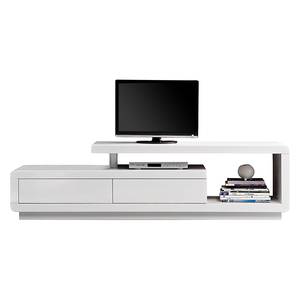 Meuble TV t-vision Blanc brillant