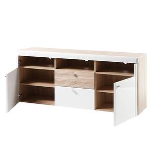 TV-Lowboard Telemann II Beige - Weiß - Holzwerkstoff - 165 x 72 x 43 cm