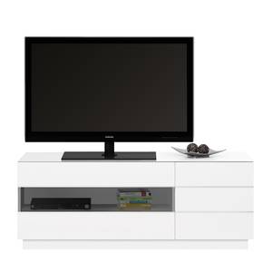 Tv-meubel TL 6153- hoogglans wit Wit - Plaatmateriaal - 150 x 59 x 42 cm