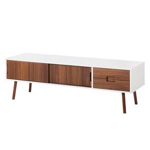 Meuble TV Verwood I Marron - Bois manufacturé - 160 x 50 x 48 cm