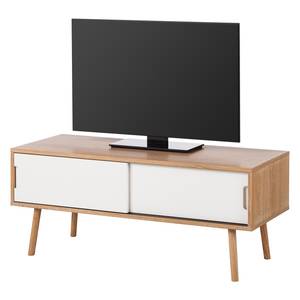 Meuble TV Verwood II Blanc - Bois manufacturé - 120 x 50 x 48 cm