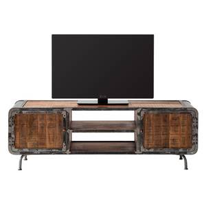 TV-Lowboard Wharton I Mango teilmassiv / Stahl