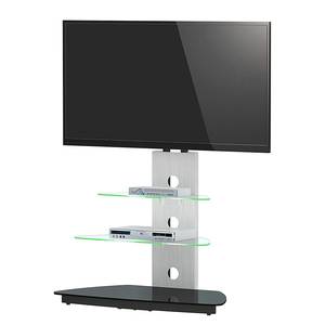 Tv-meubel CU-MR 50 (incl. verlichting) aluminium/glas