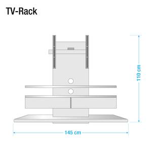 Meuble TV Fehrman Gris platine