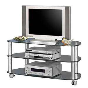 Tv-rek Maja glas/metaal - Breedte: 113 cm