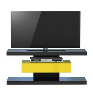 Meuble TV SL 610 Noir / Jaune