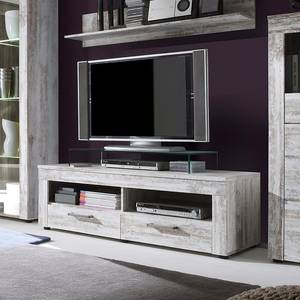 Meuble TV Ranya Imitation pin canyon blanc