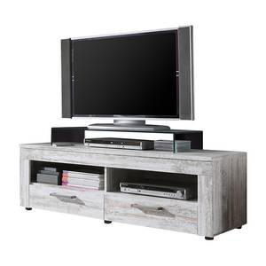 Meuble TV Ranya Imitation pin canyon blanc