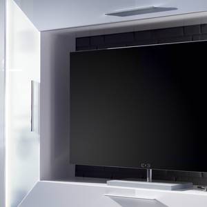 TV-Wand Soledad (inkl. RGB-Beleuchtung) Hochglanz Weiß / Weiß