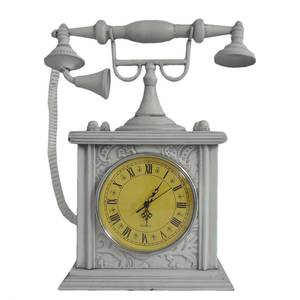 Uhr Telefon Antique Eisen - Weiß