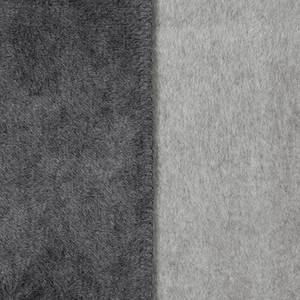 Couverture unie double-face Sorrento Gris / Gris clair