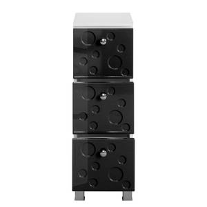 Armoire basse Bubble Anthracite brillant