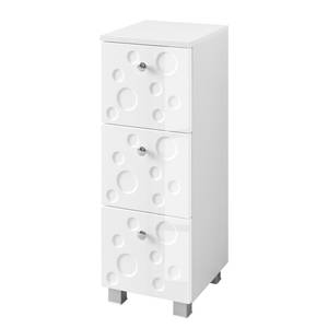 Armoire basse Bubble Blanc brillant