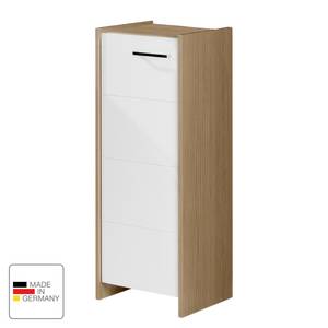 Armoire basse Kayo Imitation pin/Blanc mat