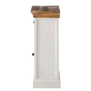 Armoire basse Newhaven Manguier partiellement massif - Manguier / Blanc