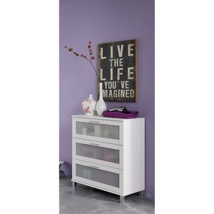 Armoire basse Orlando Blanc