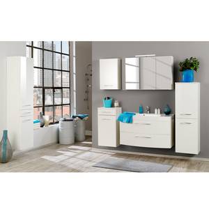 Armoire basse Florida Blanc brillant / Blanc