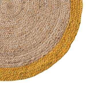 Juteteppich Zaafarana Jute - Beige / Gelb