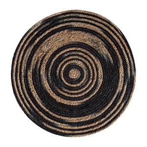 Juteteppich Duba Jute - Beige / Schwarz