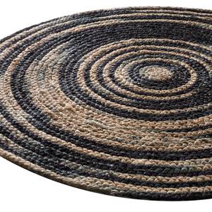 Tapis en jute Duba Jute - Beige / Noir