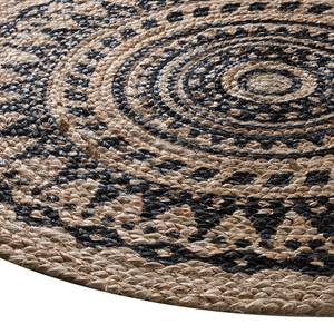 Tapis en jute Gayal Jute - Beige / Noir