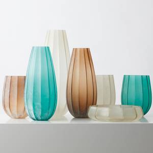 Vase Ferrara Glas - Hellbraun