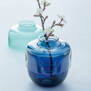 Vase Fusione I Blau - Glas - 16 x 20 x 16 cm