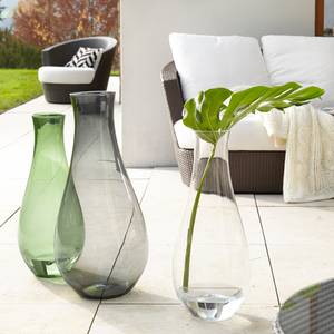 Vase Giardino I Glas - Grau - Höhe: 70 cm