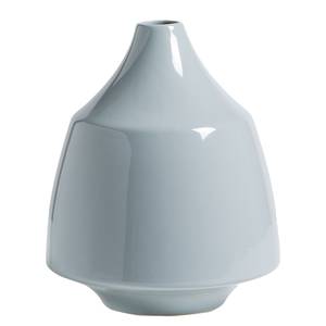 Vase Milo I Keramik - Grau - Grau - Höhe: 28 cm