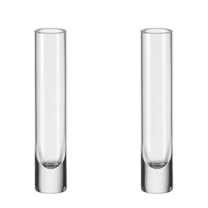 Vases Noble(lot de 2)- 25 cm Transparent - Verre - 5 x 27 x 5 cm