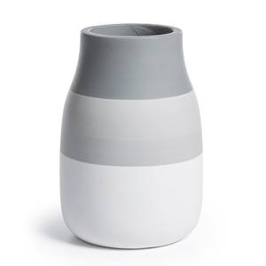Vase NONE III Keramik - Grau / Weiß