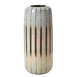 Vase Nouvelle Tall Glas - Beige / Blau