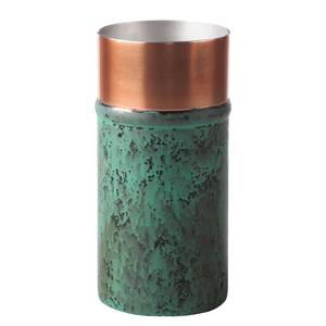 Vase Oxidise I (2 éléments) Acier - Doré / Vert