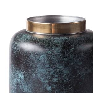 Vase Oxidise II (2 éléments) Aluminium - Doré / Bleu