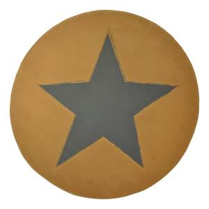 Velours tapijt Stern rond - Beige