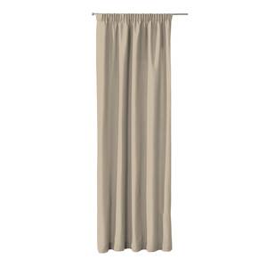 Verduisteringsgordijn met plooiband beige Gordijn met plooiband - beige - 130x260cm