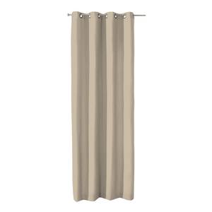 Verdunklungs-Vorhang mit Ösen Beige - 130x260 cm