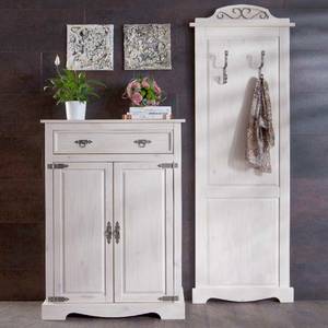 Commode Lucia Pin massif, lasure blanche