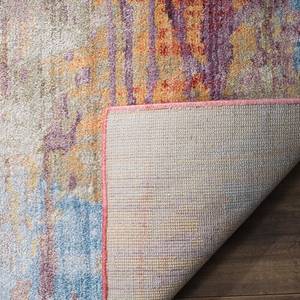 Vintage-Teppich Canan Kunstfaser - Marineblau / Rot - 243 x 304 cm