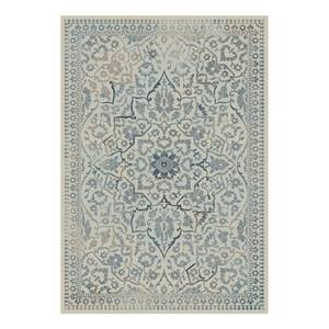 Tapis vintage Cordova Vintage Fibres synthétiques - Bleu / Gris clair - Bleu Gris - 160 x 230 cm