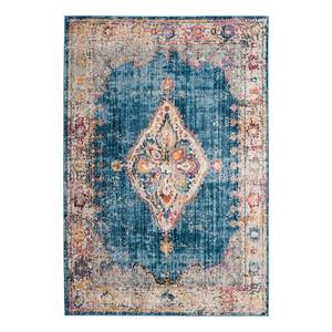 Vintage-Teppich Hadarah Kunstfaser - Marineblau / Creme - 120 x 180 cm