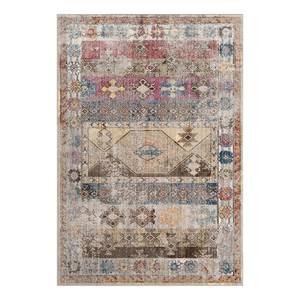 Vintage-Teppich Yasmeen Kunstfaser - Mehrfarbig - 243 x 304 cm